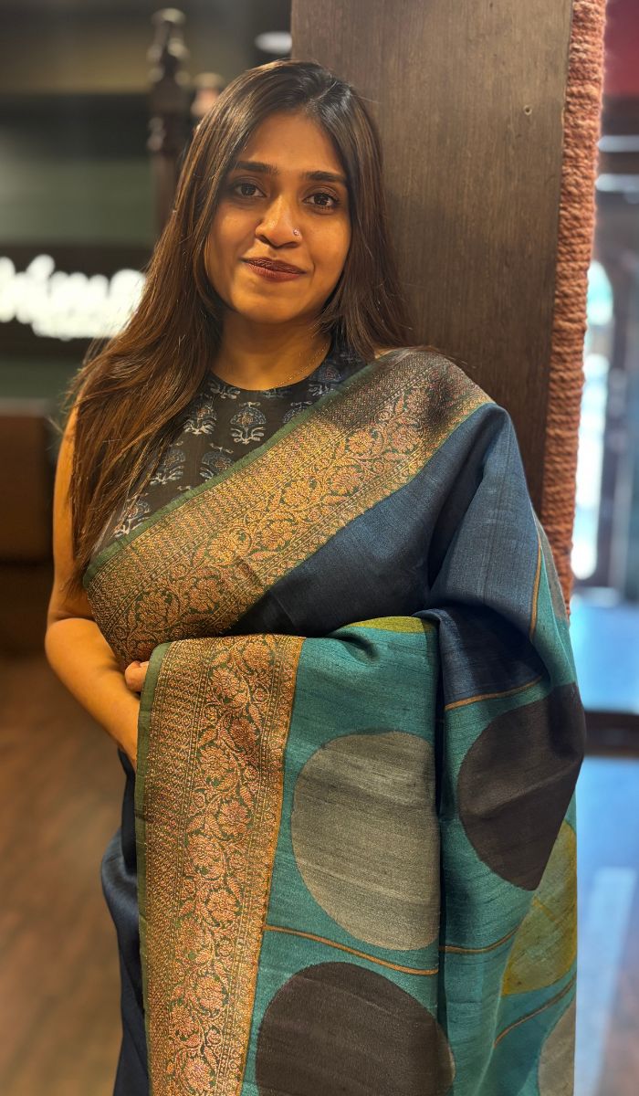 TUSSAR SILK SAREE 02042581