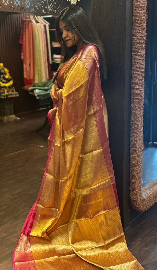SEMI TISSUE SAREE 0505257