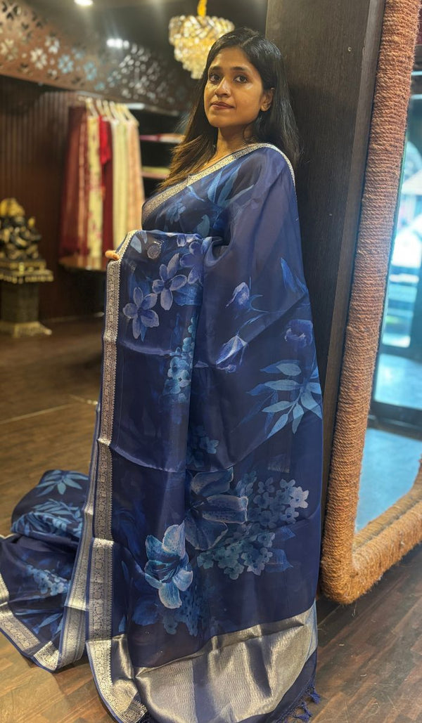 ORGANZA SAREE 08042540