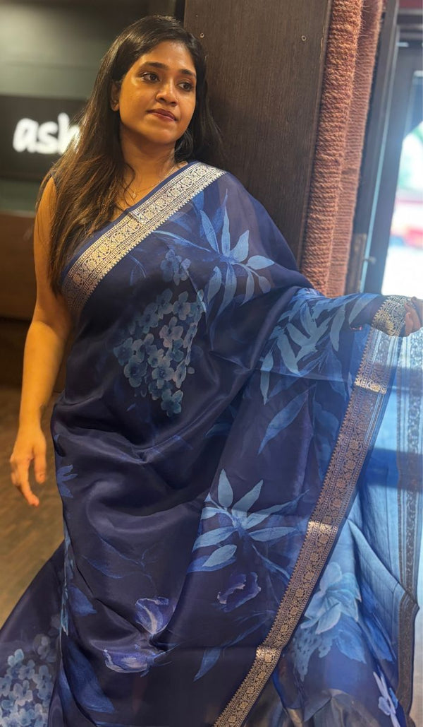 ORGANZA SAREE 08042540