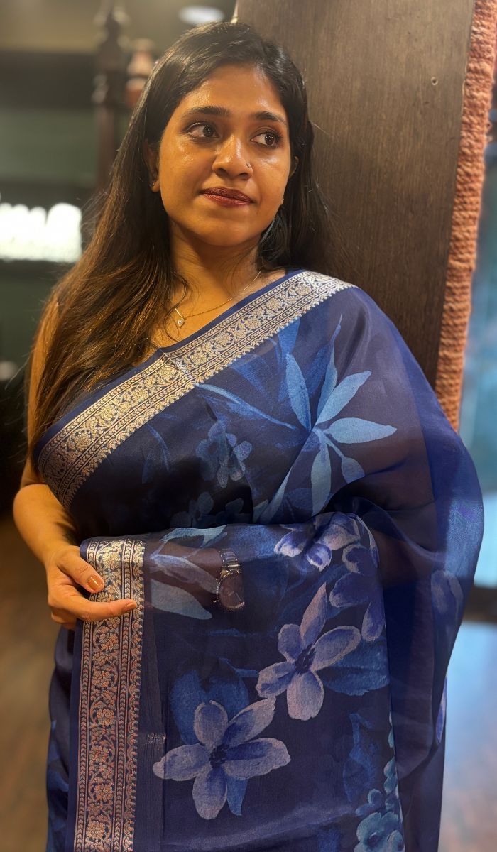 ORGANZA SAREE 08042540