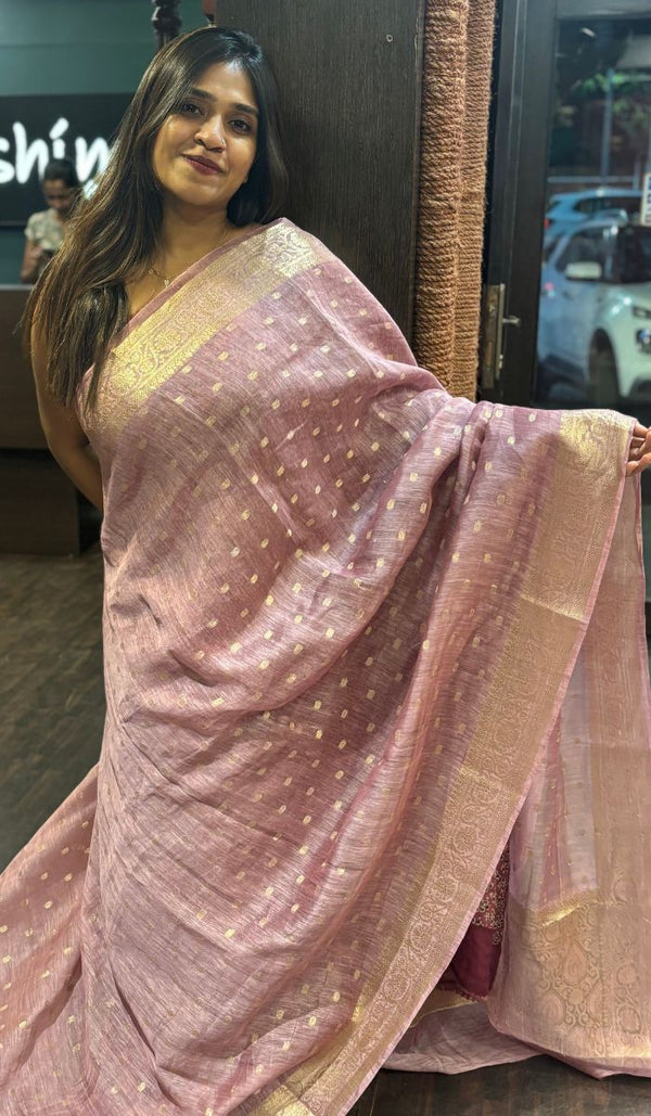 LINEN SAREE 15042534