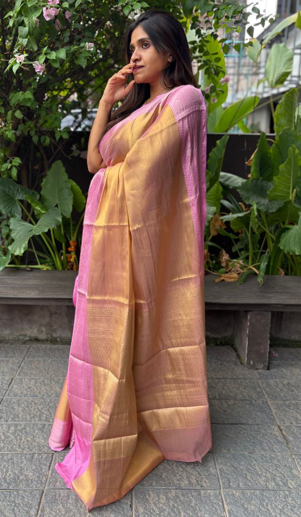 SEMI TISSUE SAREE 0505259
