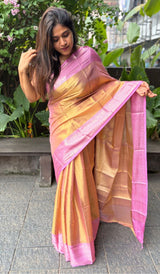 SEMI TISSUE SAREE 0505259