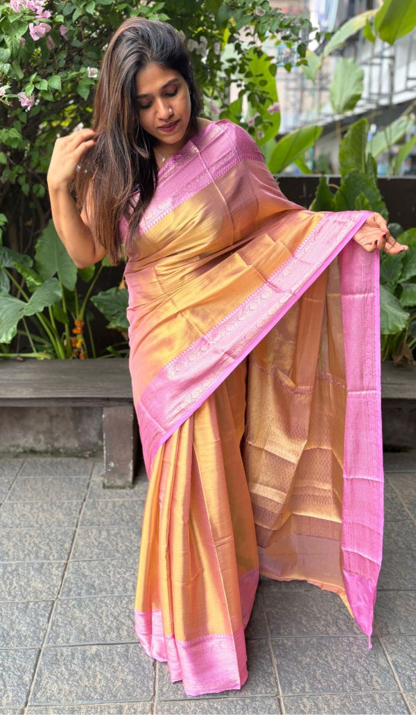 SEMI TISSUE SAREE 0505259