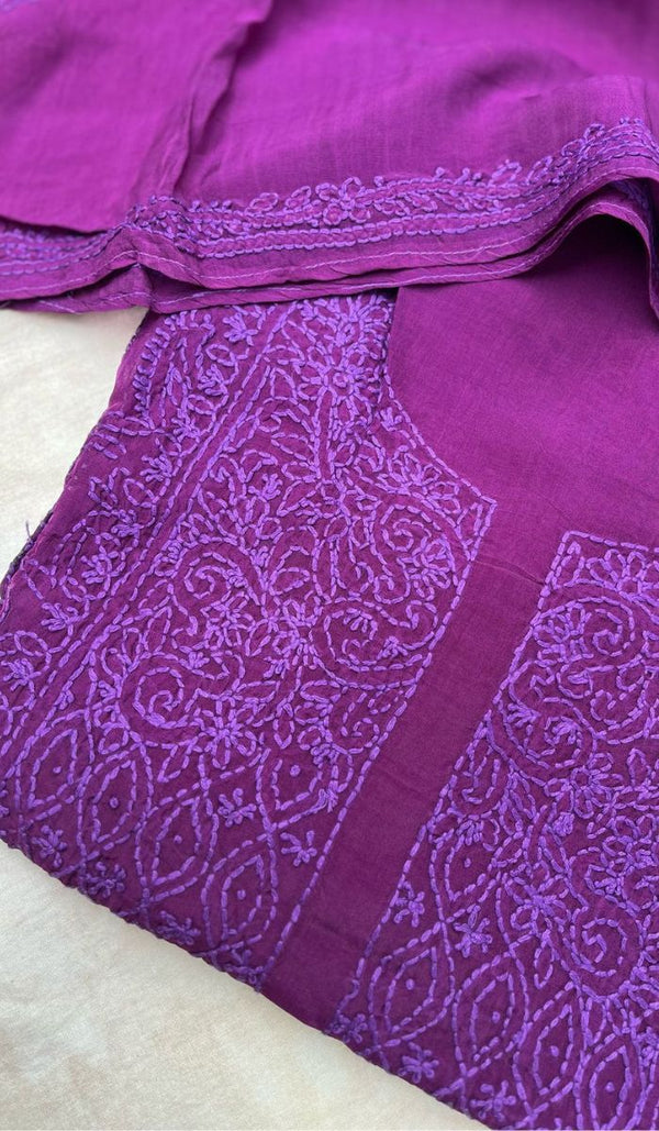 CHIKANKARI UNSTITCHED SALWAR 09052523