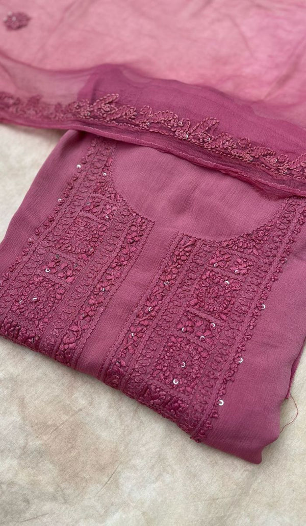 CHIKANKARI UNSTITCHED SALWAR 0905257