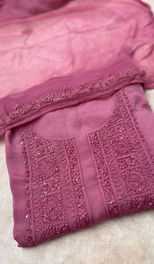 CHIKANKARI UNSTITCHED SALWAR 0905257