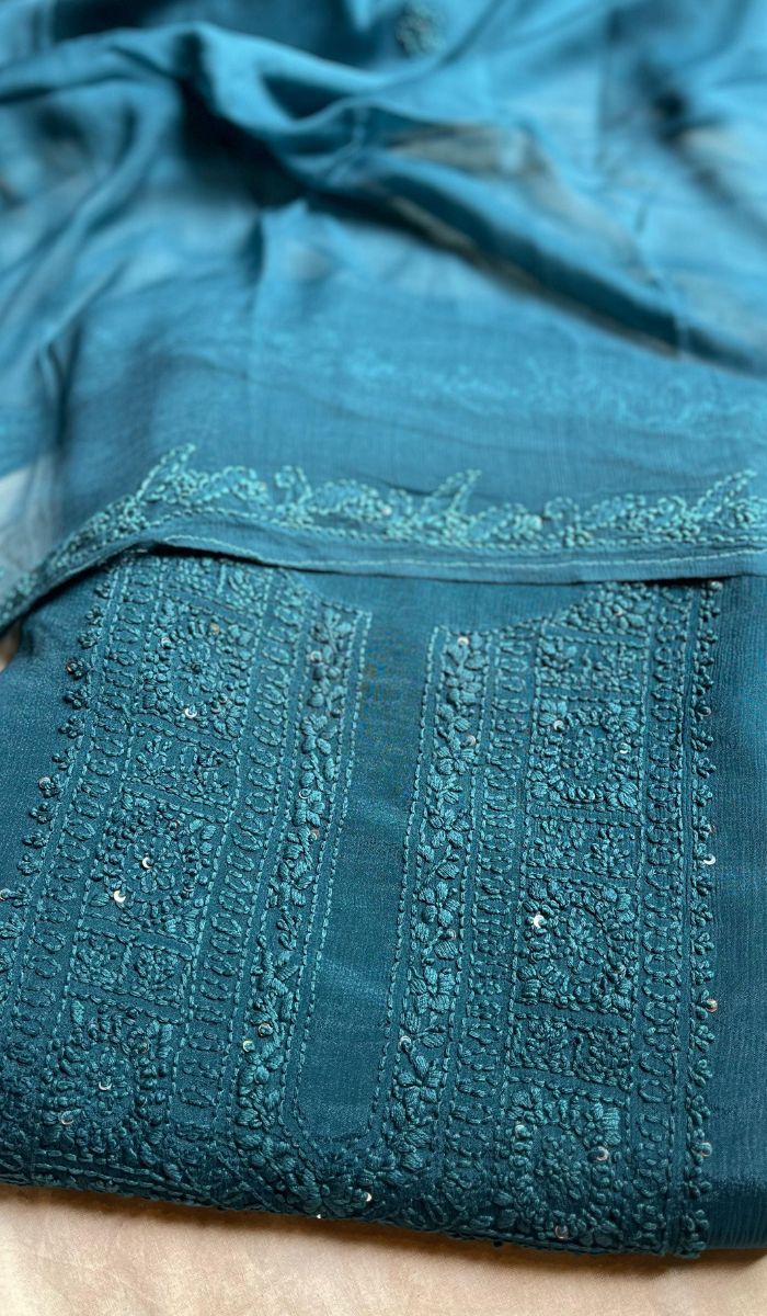 CHIKANKARI UNSTITCHED SALWAR 0905254