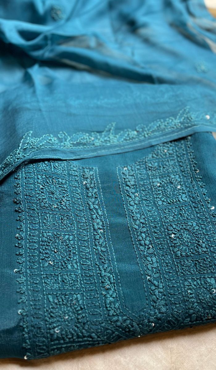 CHIKANKARI UNSTITCHED SALWAR 0905254