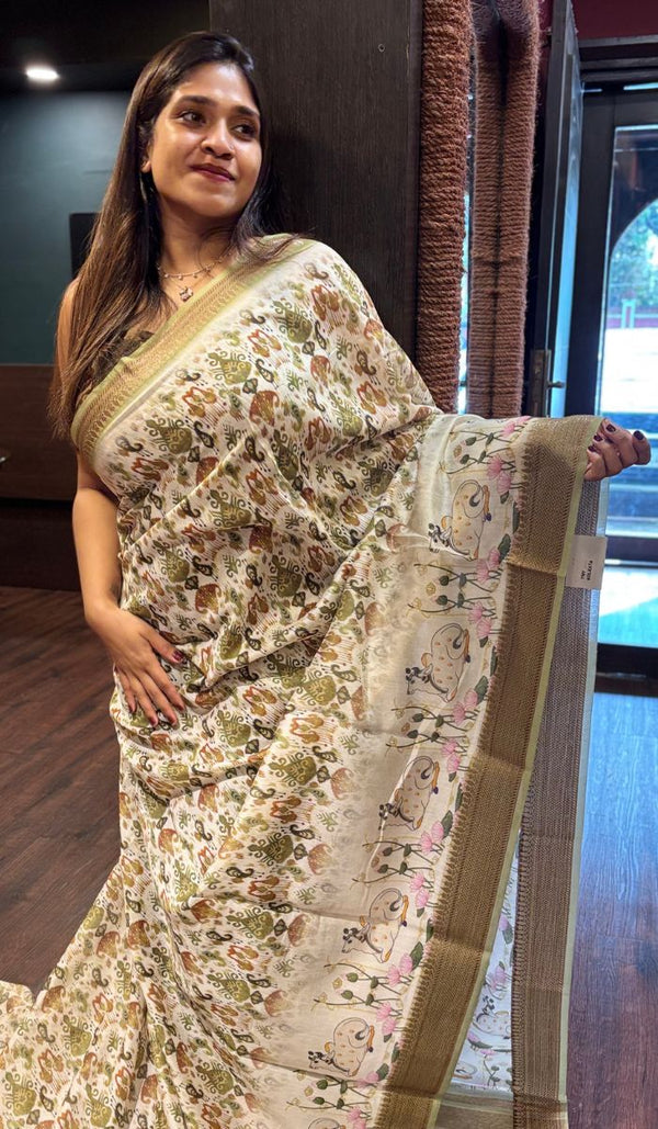 CHANDERI SAREE 22052527