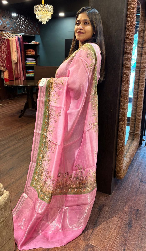 CHANDERI SAREE 22052529
