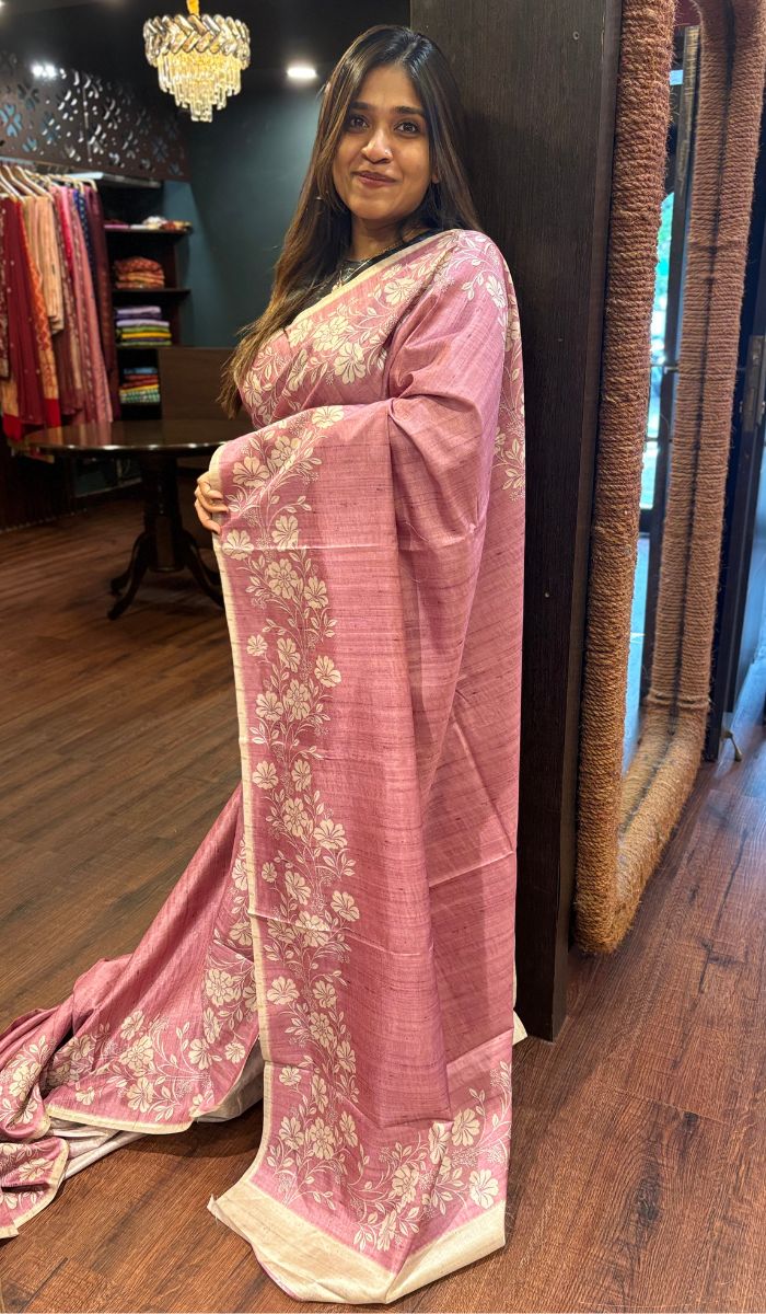 SEMI TUSSAR SAREE 22052546