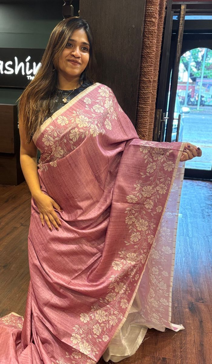 SEMI TUSSAR SAREE 22052546