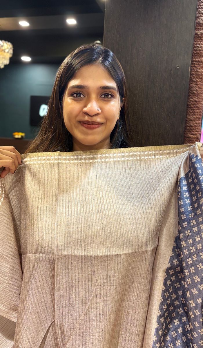 SEMI TUSSAR SAREE 22052559