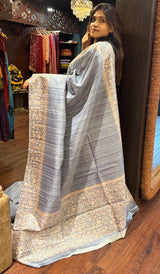 SEMI TUSSAR SAREE 22052554
