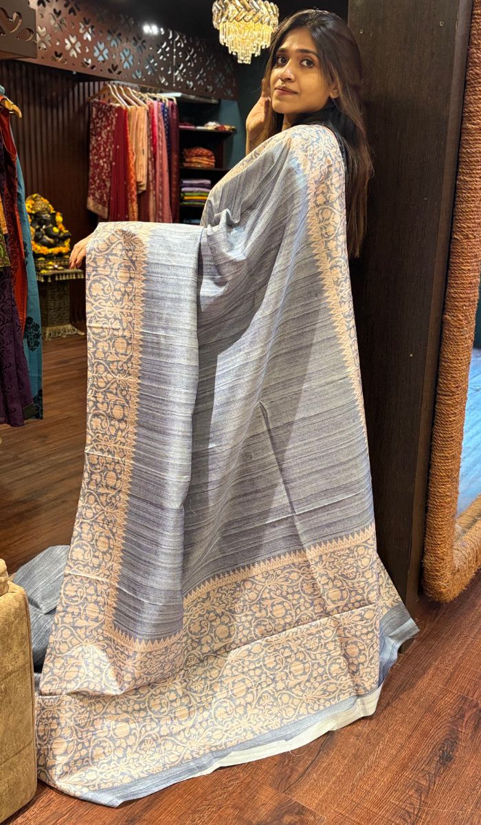 SEMI TUSSAR SAREE 22052554
