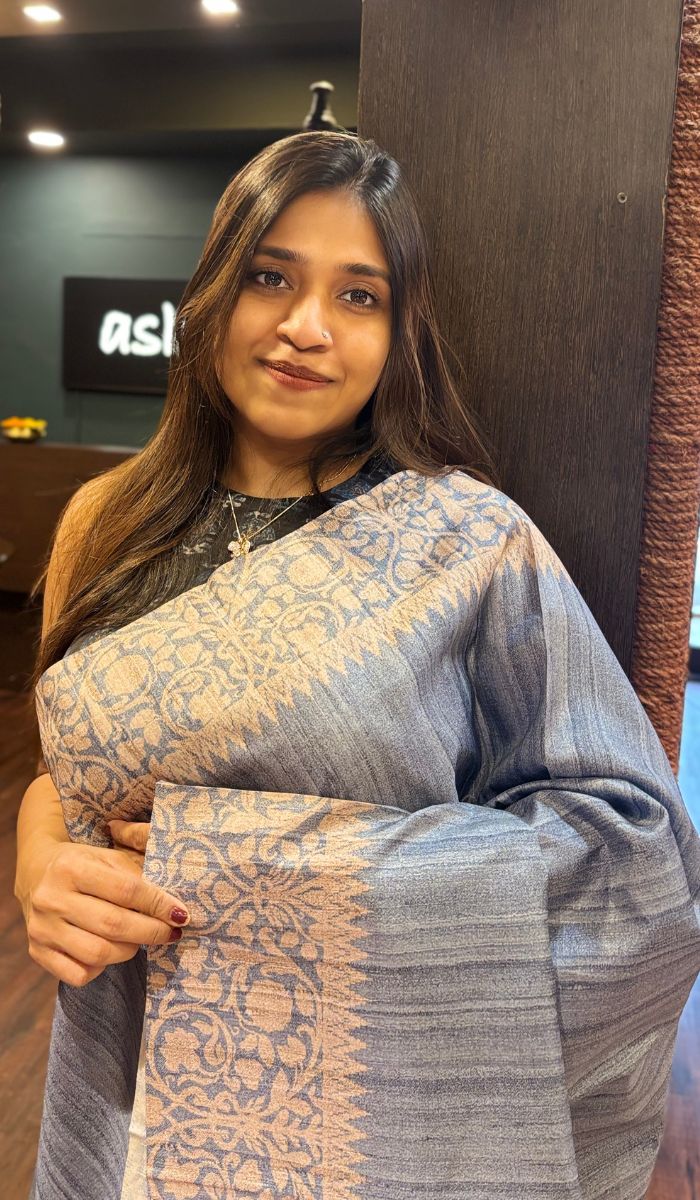SEMI TUSSAR SAREE 22052554