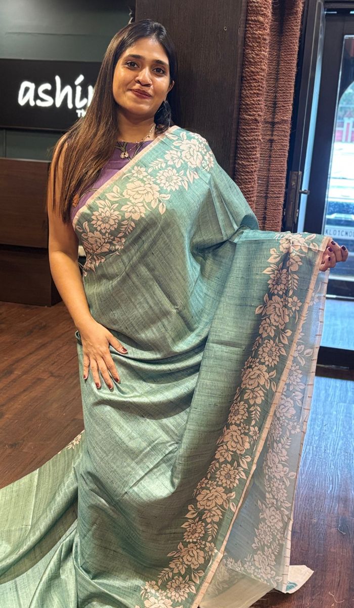 SEMI TUSSAR SAREE 22052552