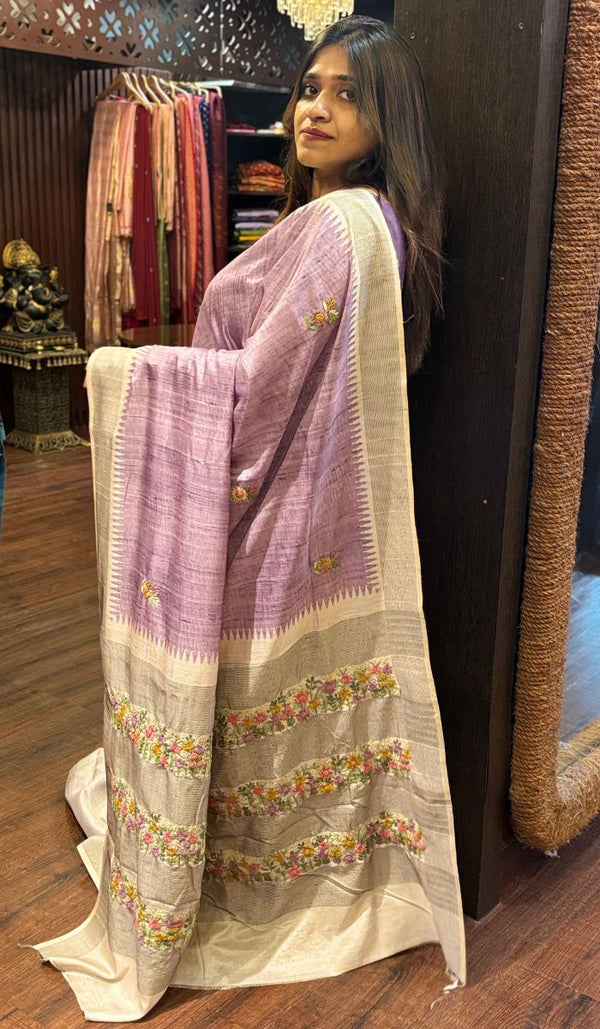 SEMI TUSSAR SAREE 220525140