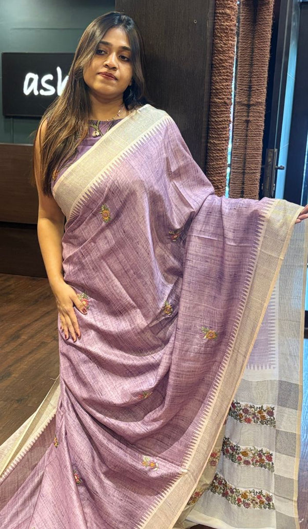 SEMI TUSSAR SAREE 220525140