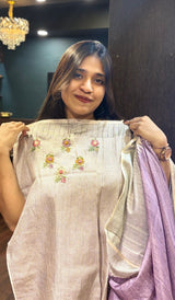 SEMI TUSSAR SAREE 220525140