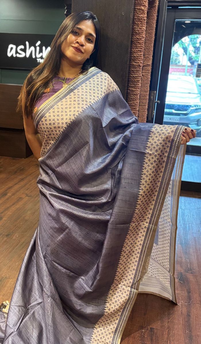 SEMI TUSSAR SAREE 22052571
