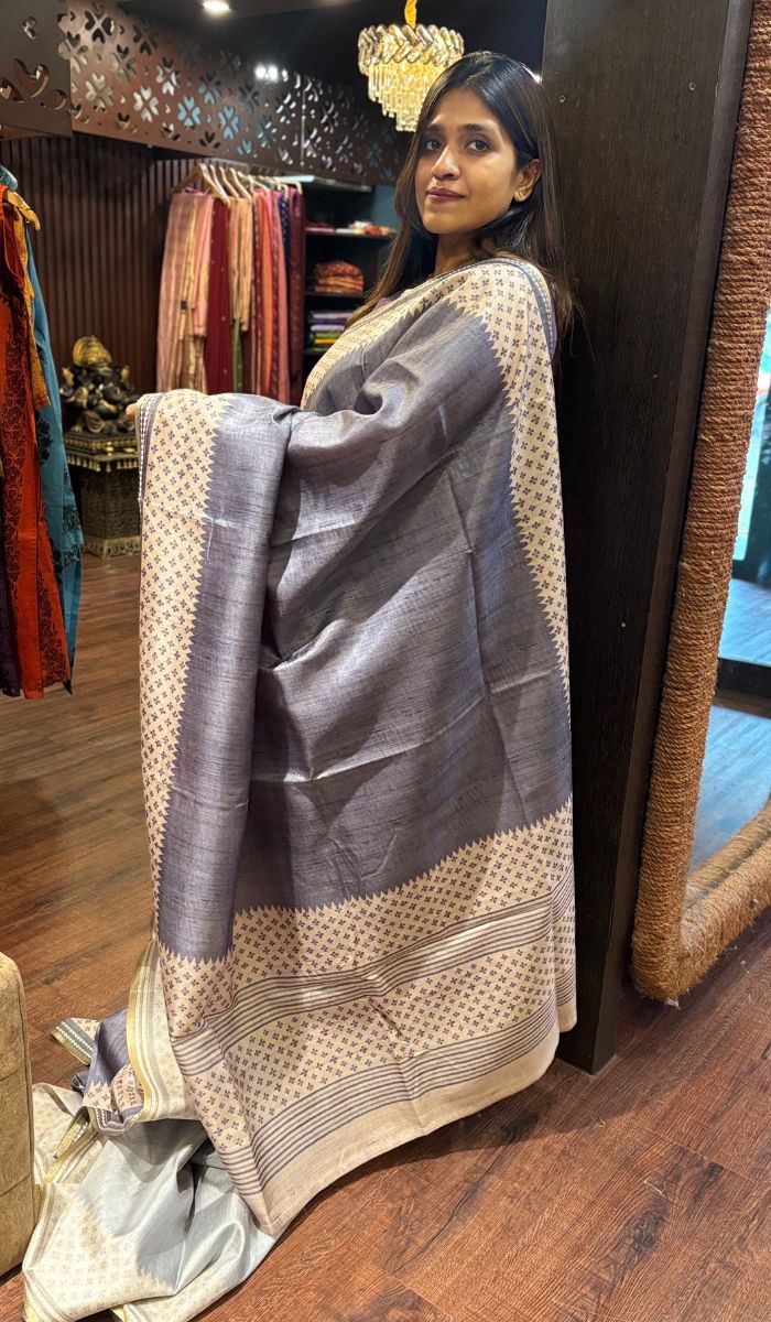 SEMI TUSSAR SAREE 22052571