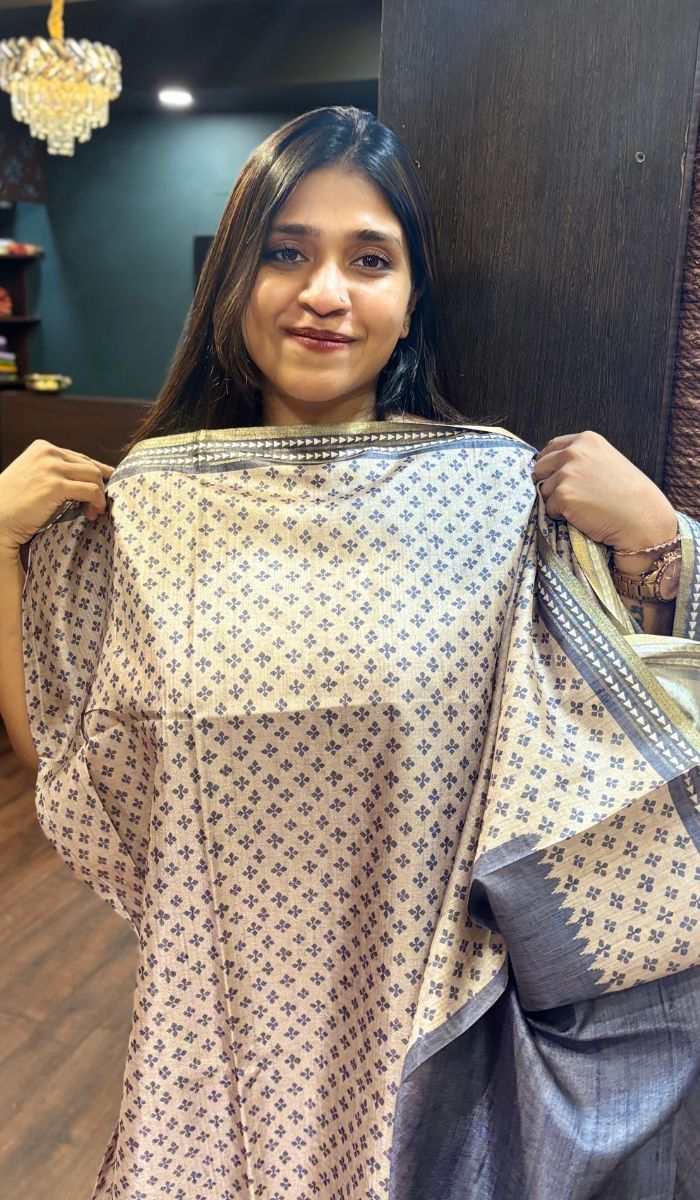 SEMI TUSSAR SAREE 22052571
