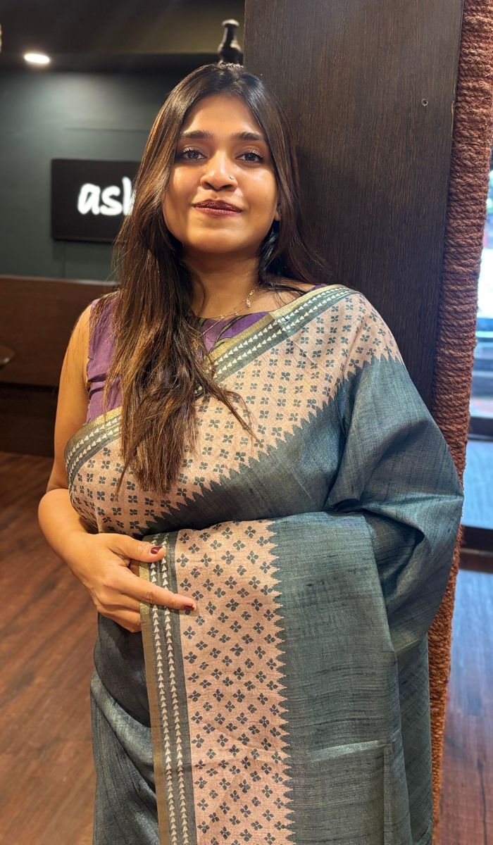 SEMI TUSSAR SAREE 22052569