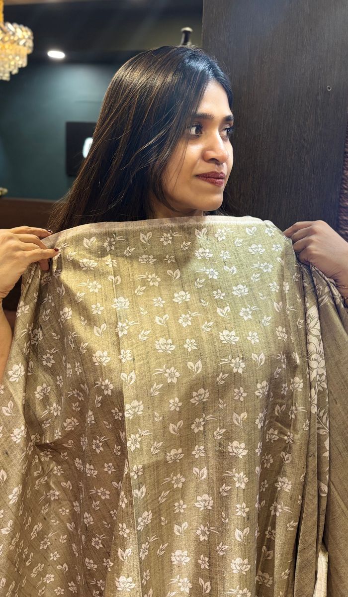 SEMI TUSSAR SAREE 22052550