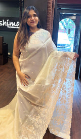ORGANZA SAREE 22052526