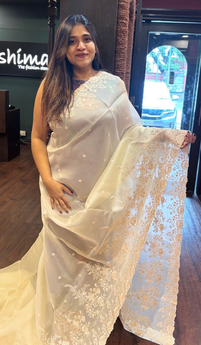 ORGANZA SAREE 22052526