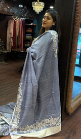 SEMI TUSSAR SAREE 22052549