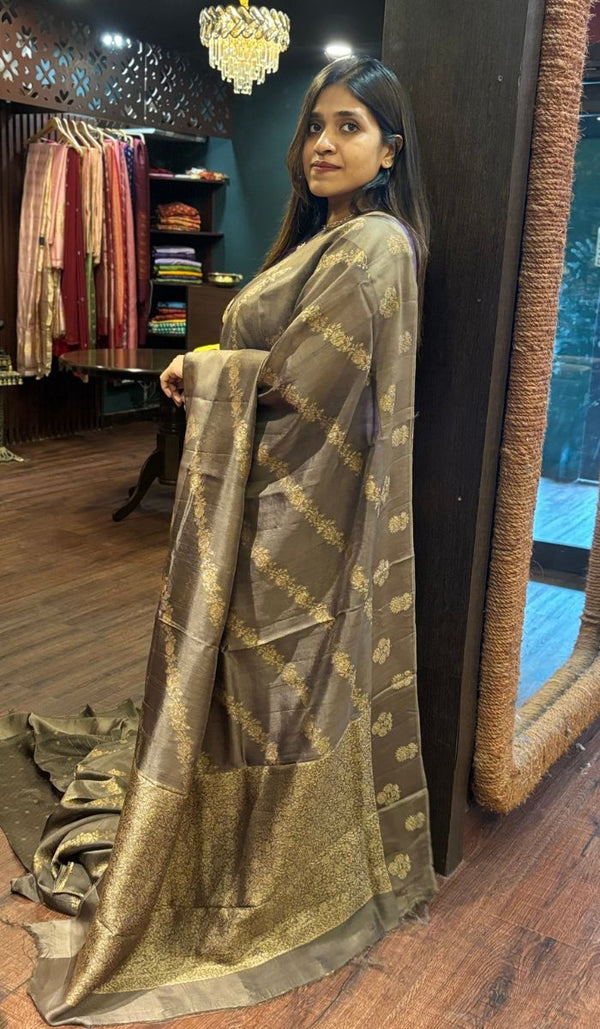 SEMI TUSSAR SAREE 24052528