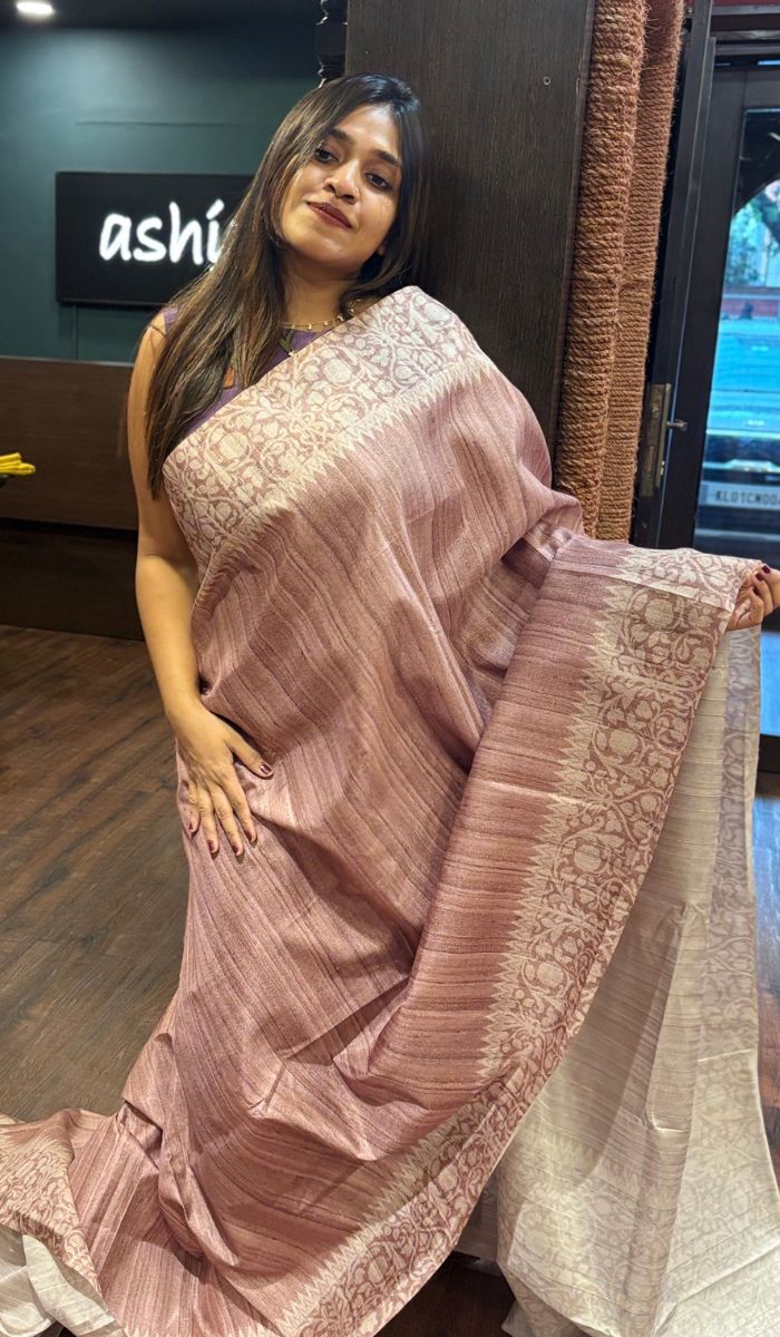 SEMI TUSSAR SAREE 22052557