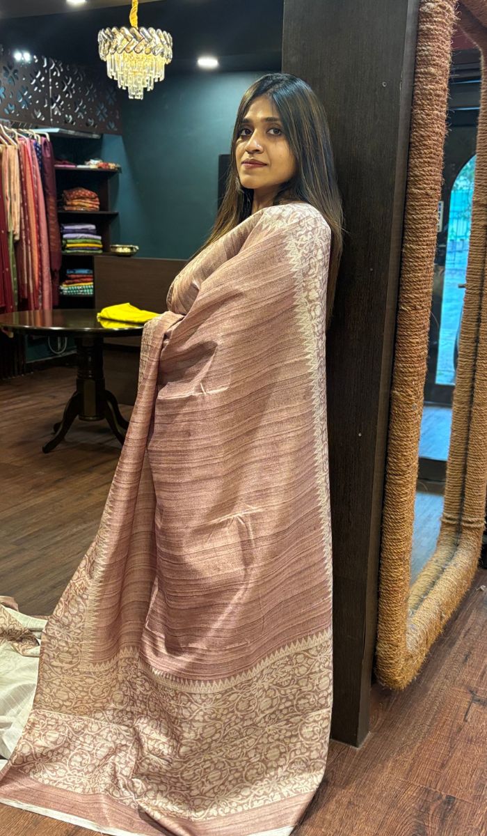 SEMI TUSSAR SAREE 22052557
