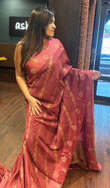 SATIN TUSSAR SAREE 24052526