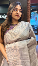 SEMI TUSSAR SAREE 22052556