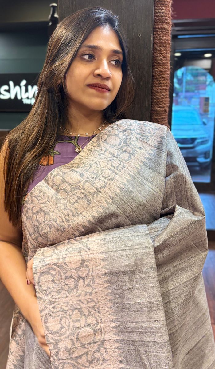 SEMI TUSSAR SAREE 22052556