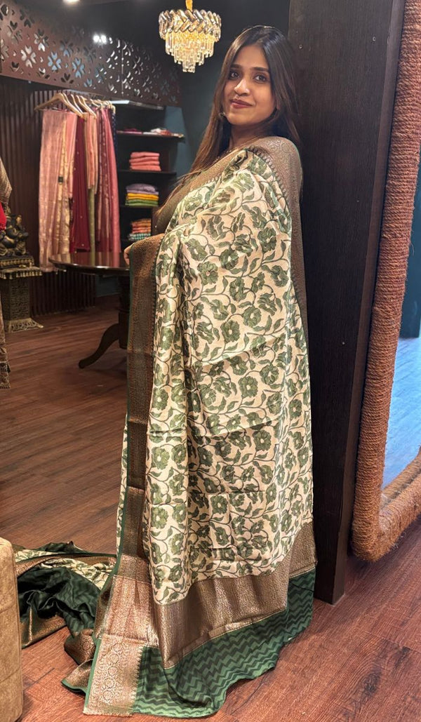 CHANDERI SAREE 260525178