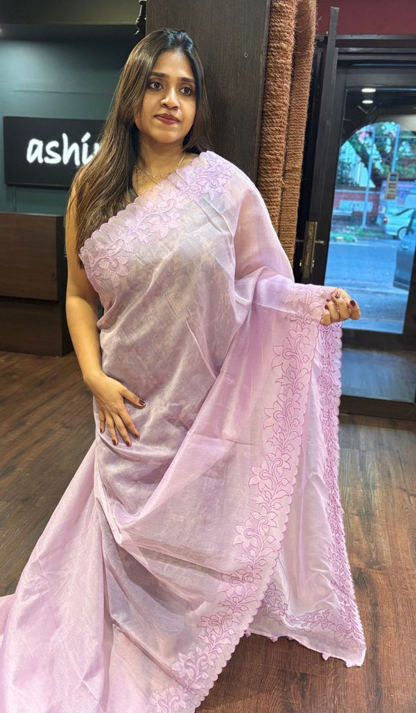 SEMI TISSUE SAREE 260525148