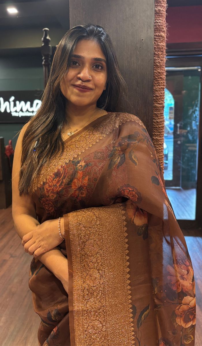 ORGANZA SAREE 2805255