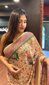 PRINTED GEORGETTE SAREE 27052530