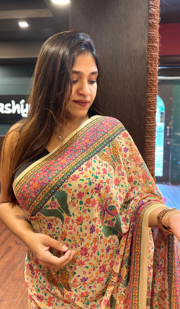 PRINTED GEORGETTE SAREE 27052530