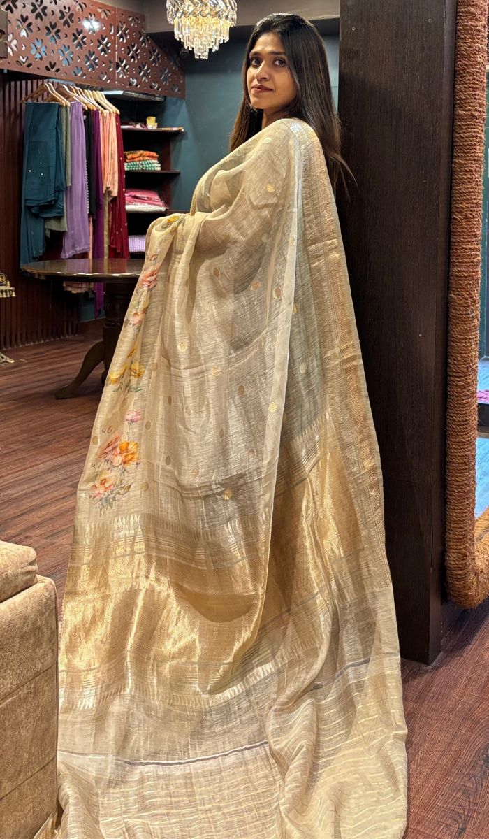 LINEN SAREE 1904258
