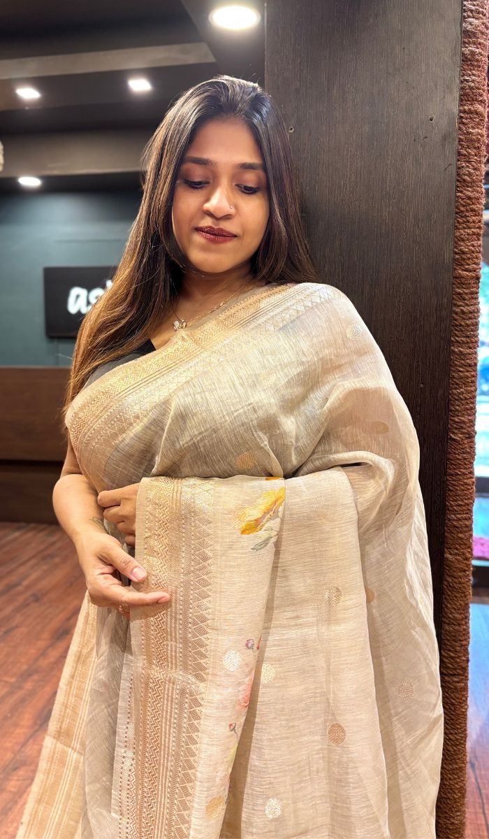 LINEN SAREE 1904258