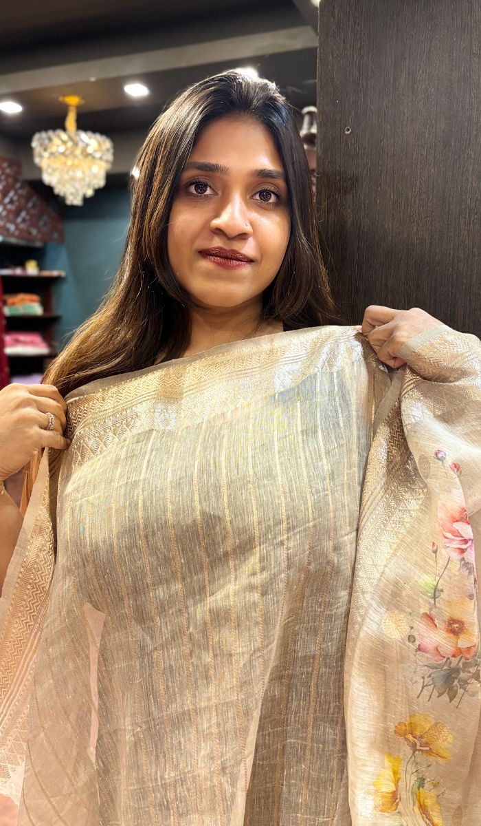 LINEN SAREE 1904258