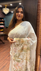 SEMI LINEN SAREE 2905254