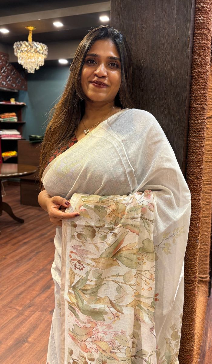 SEMI LINEN SAREE 2905254